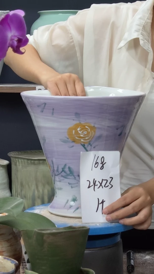 景德镇花盆默认微瑕168