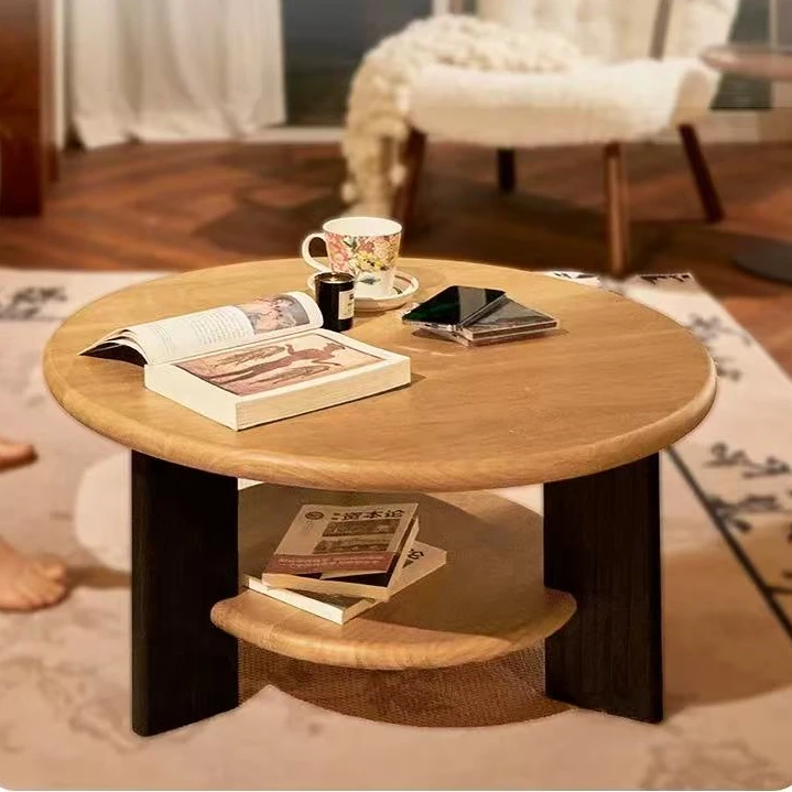 xm711（微瑕）直径80*38cm圆茶几【不包安装】库存尾货（八楼）3310