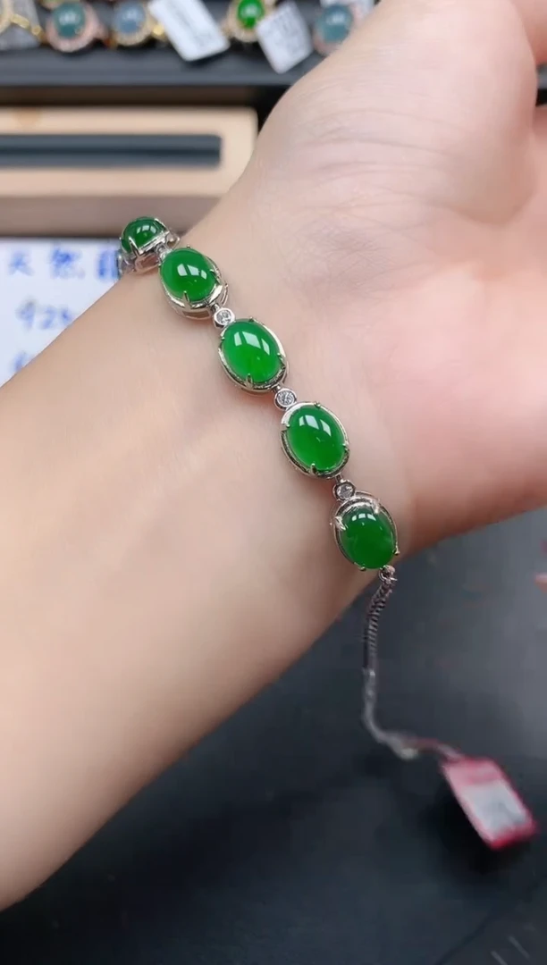 银S925镶嵌戒指翡翠111111