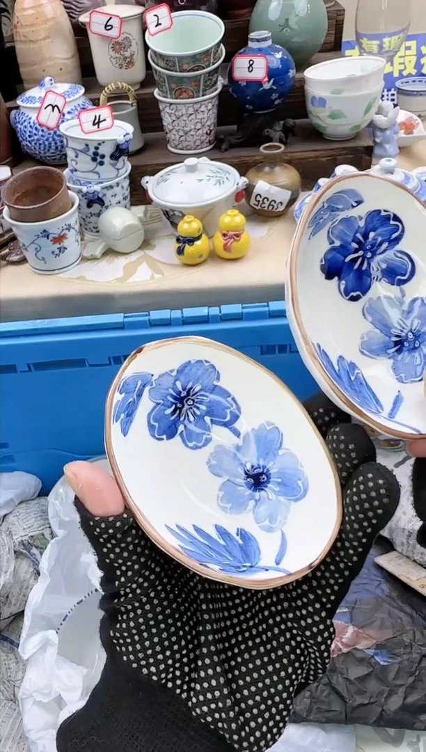 【闪购商品】瓷片橘吉中古陶瓷满18米包邮一单一付