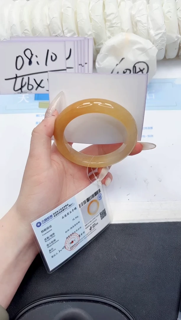 未镶嵌手镯石英质玉281-58