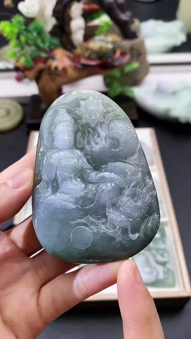 颈饰未镶嵌翡翠天然缅甸A货翡翠