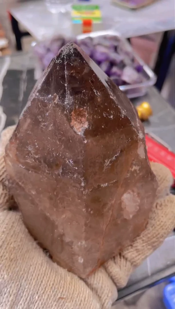 【闪购商品】烟晶原石未镶嵌天然茶水晶原石拍5单99发1