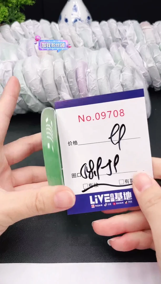 未镶嵌手镯翡翠9708