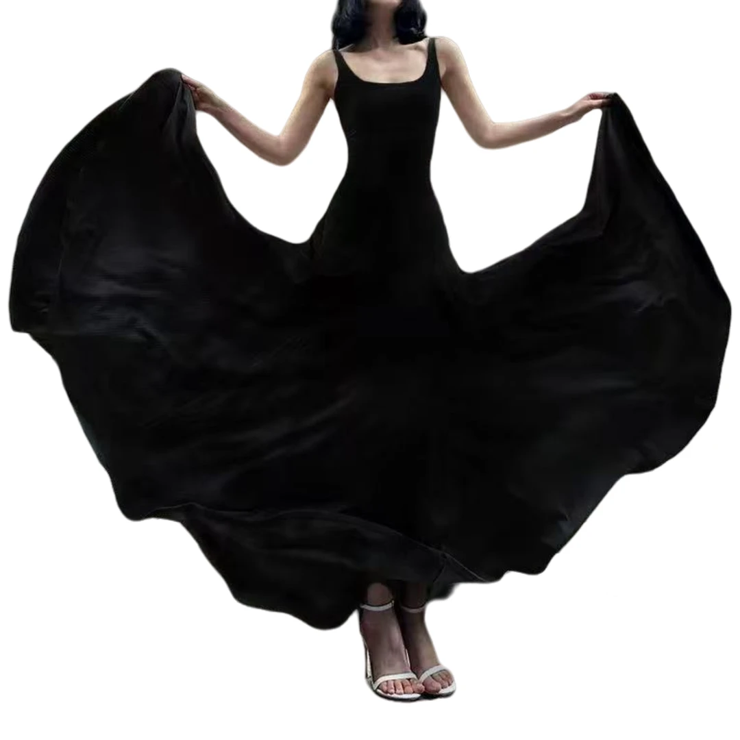 猪猪头家【大斗鱼】吊带长裙9338长款9350短款9351半袖长款9353