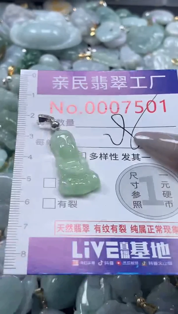 颈饰未镶嵌翡翠7501