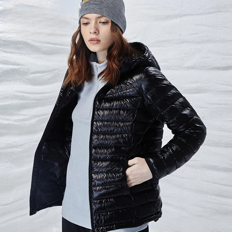 Ozark/奥索卡新款冬季羽绒服女1000FP白鹅绒连帽保暖轻薄156626