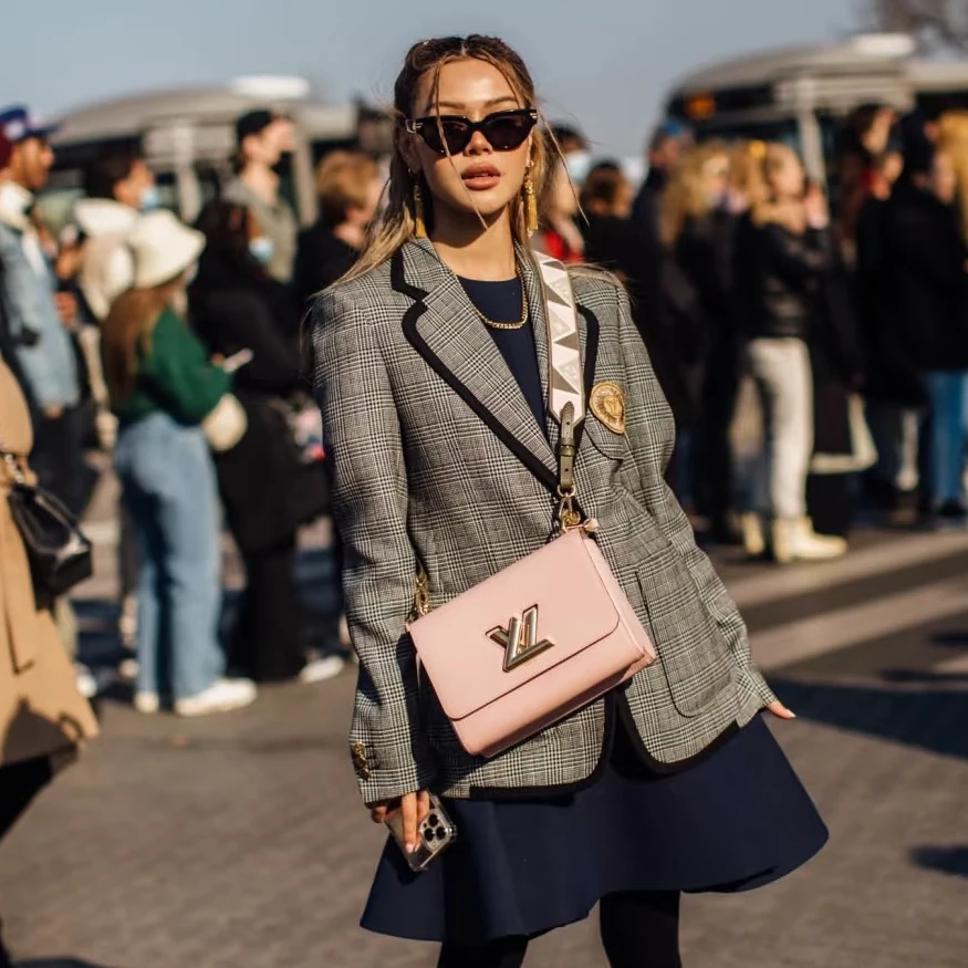 99新 LouisVuitton/路易威登 GW0252 深灰色长袖西装外套