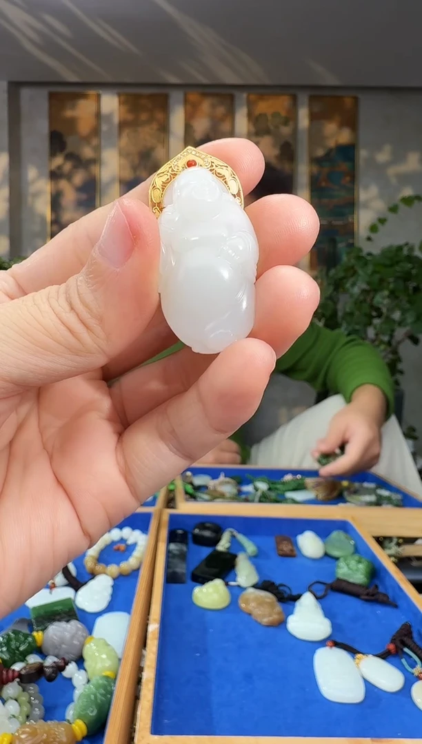 未镶嵌和田玉挂件拍一发一