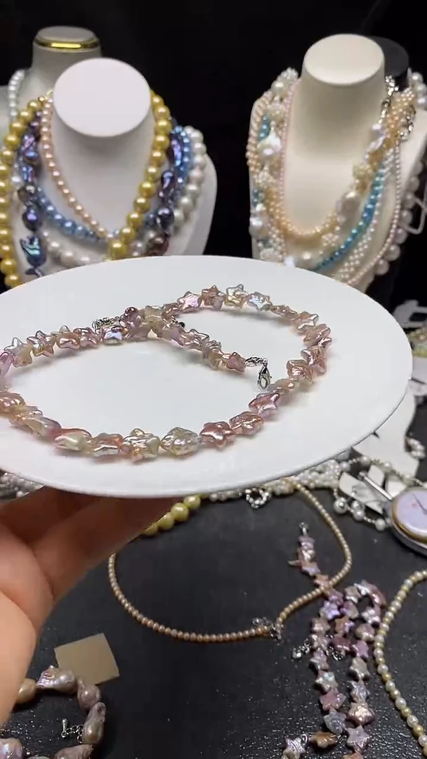 颈饰未镶嵌淡水珍珠多人