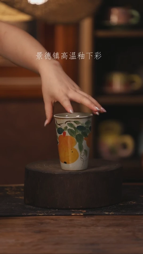 陶瓷景德镇高温釉下手绘陶瓷207