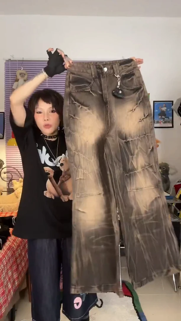 棕色裤子长裤售出NO退