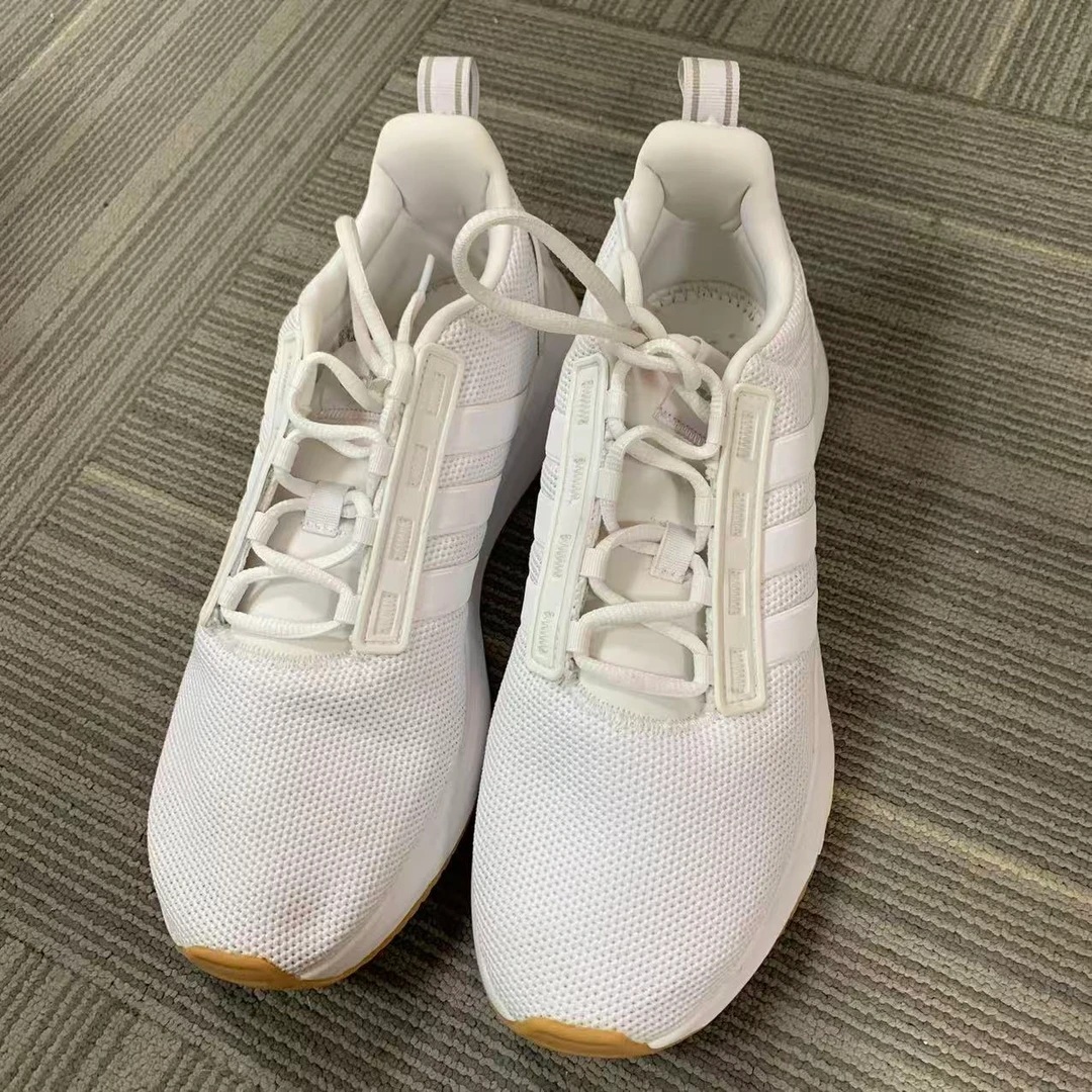 (瑕疵慎拍)adidas/阿迪达斯 男款低帮生活休闲跑步鞋GX4208-43