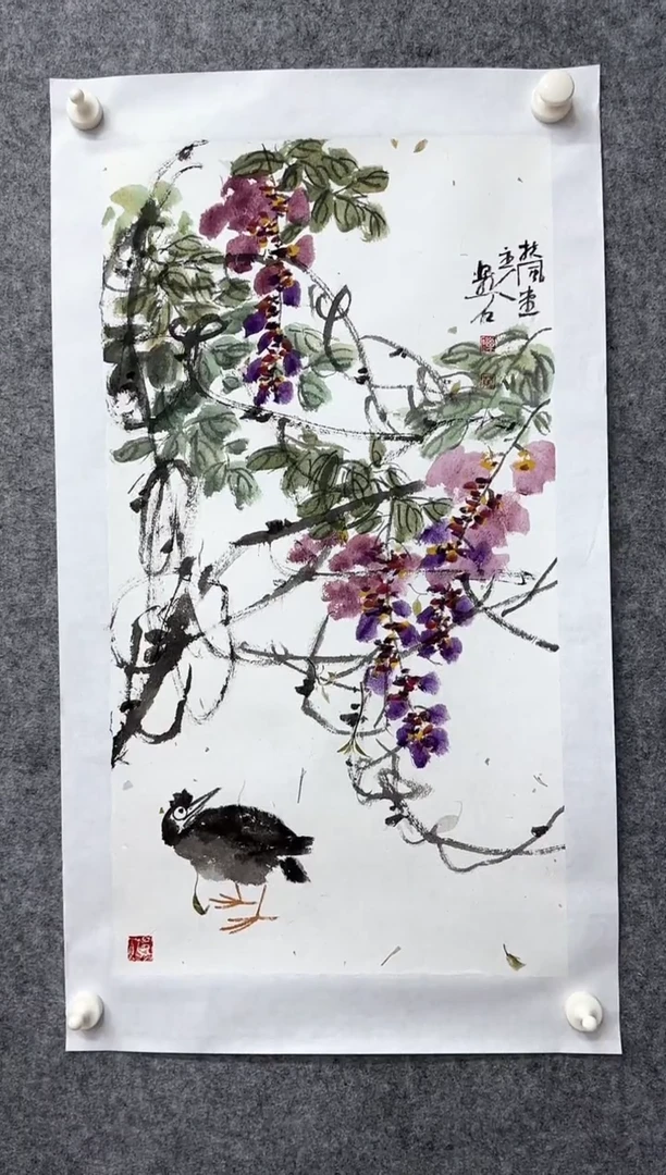 国画DH-LS老师绘画作品
