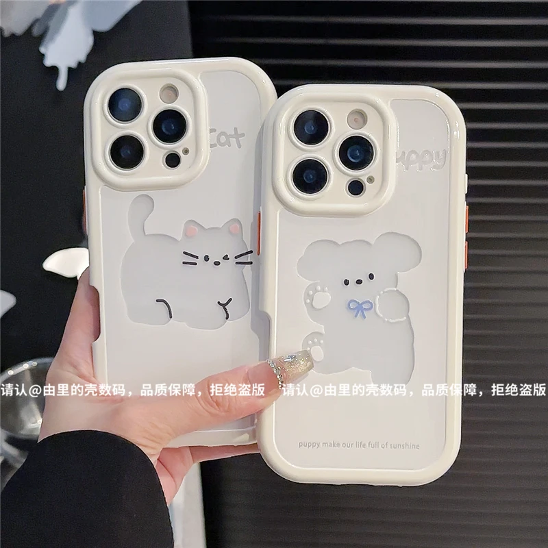奶油壳适用苹果17/iPhone/华为荣耀/OPPO/VIVO/小米/手机壳爆款潮
