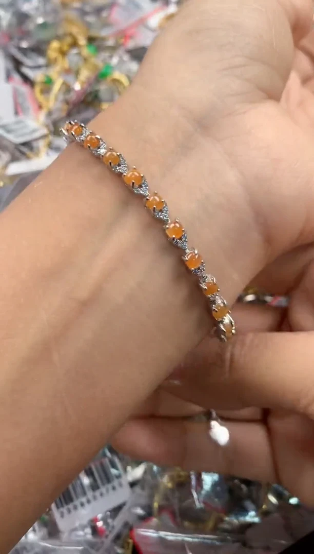 银S925镶嵌戒指翡翠3333----1