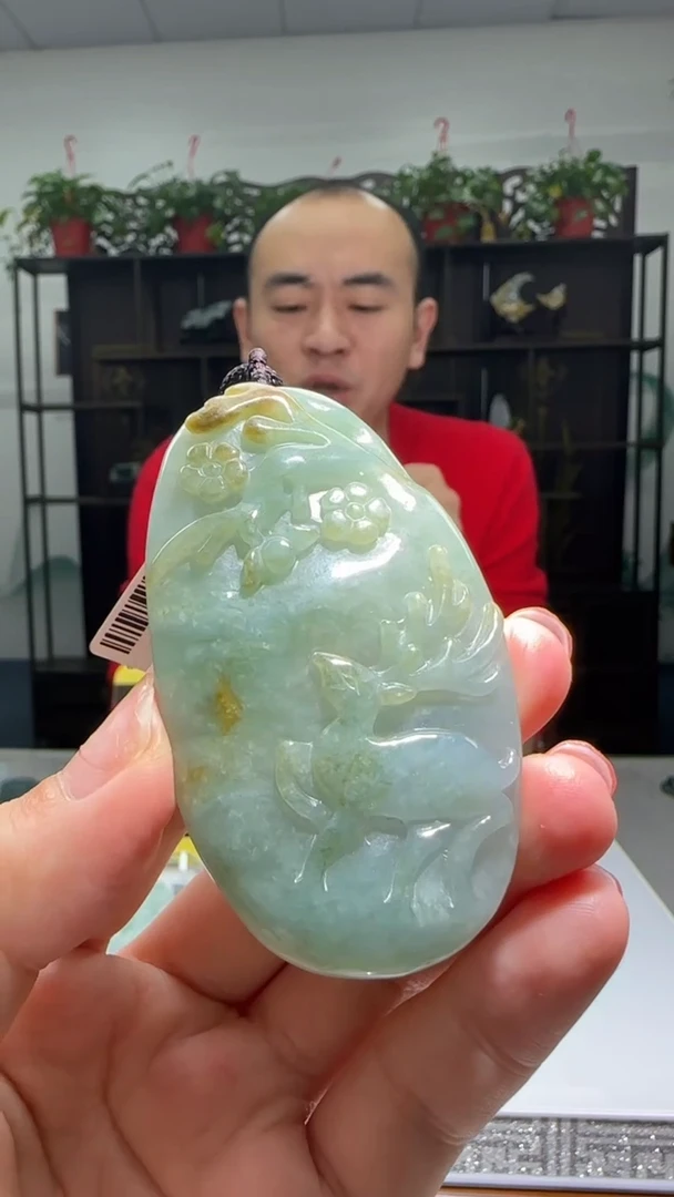 【闪购商品】翡翠颈饰未镶嵌天然翡翠A货吊坠