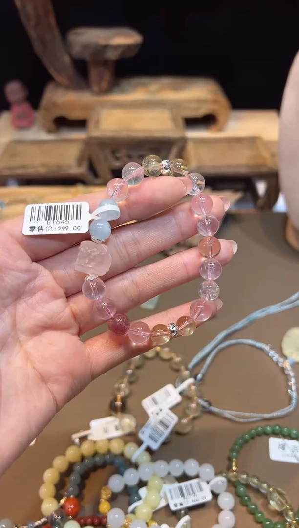 水晶手链未镶嵌手饰@@G1646