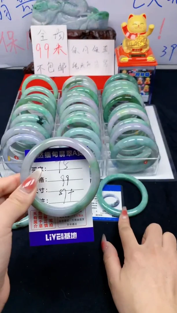 未镶嵌手镯翡翠75
