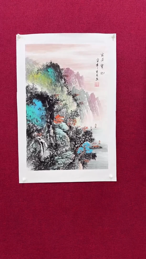 国画张现民的国画作品