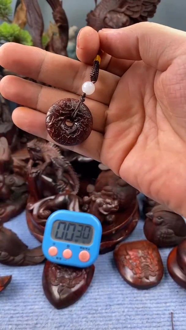 檀香紫檀（小叶紫檀）大***m平安扣