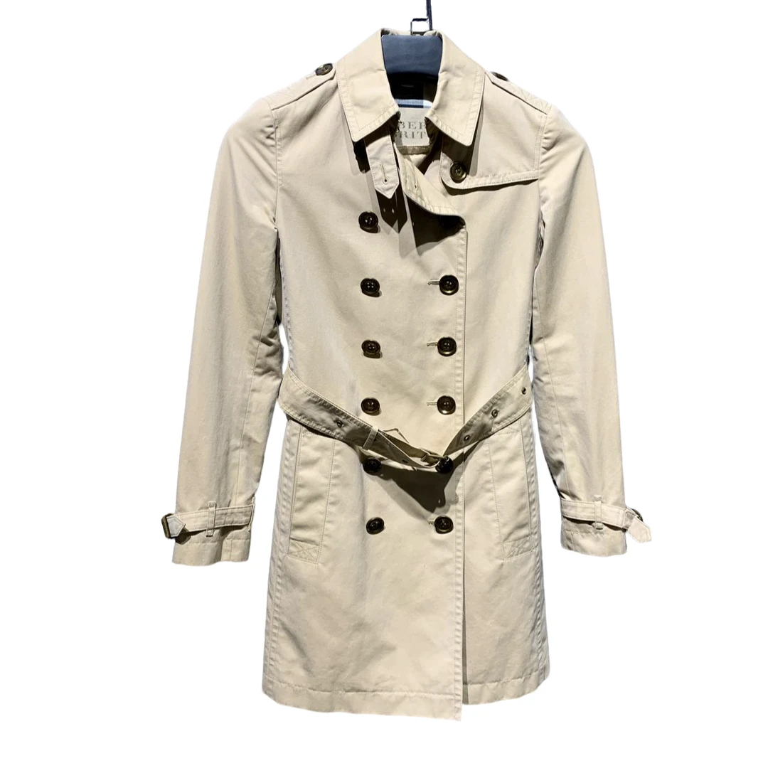 95新 BURBERRY/博柏利 海囤/巴宝莉风衣/34码/lu78258