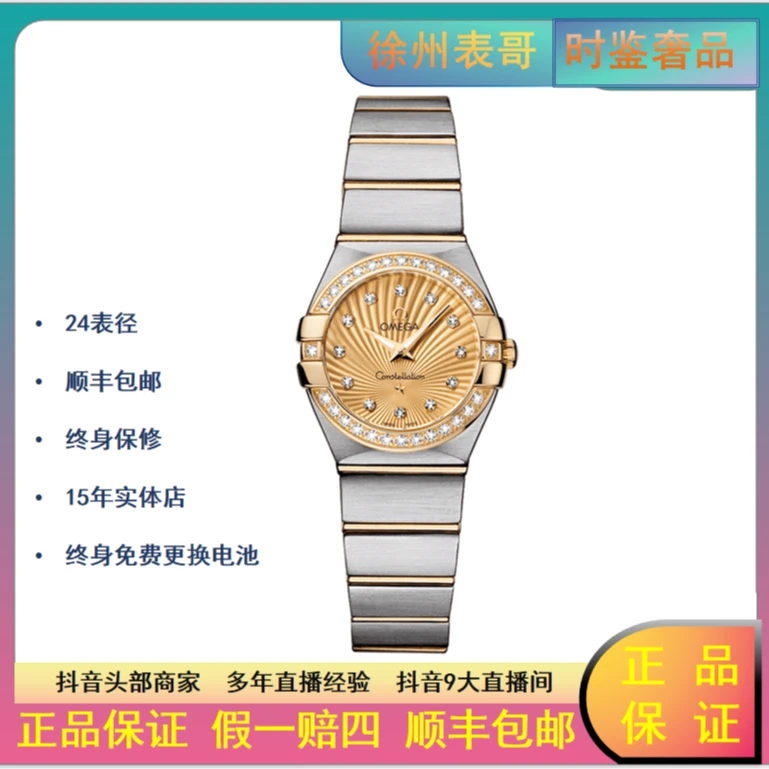 99新 Omega/欧米茄 全/女星座/123.25.24.60.58.001/公48800