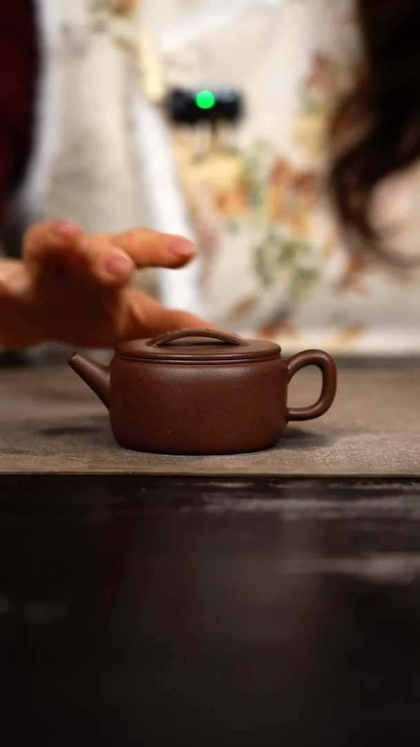 茶壶紫砂老紫泥汉瓦