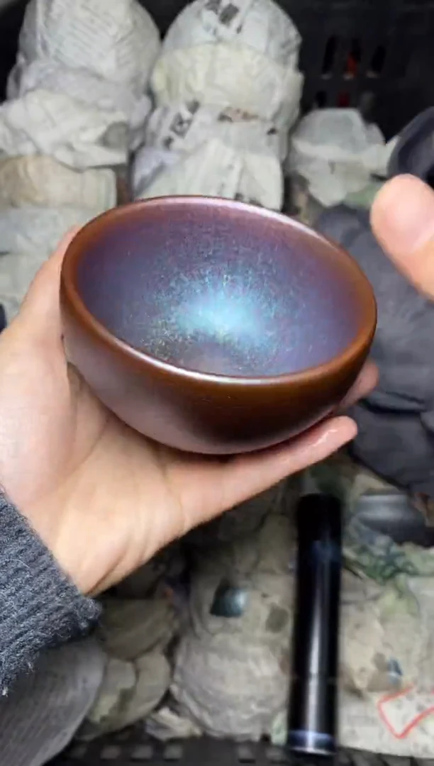 【闪购商品】茶盏糖果 紫钵 盏三疯建盏茶器