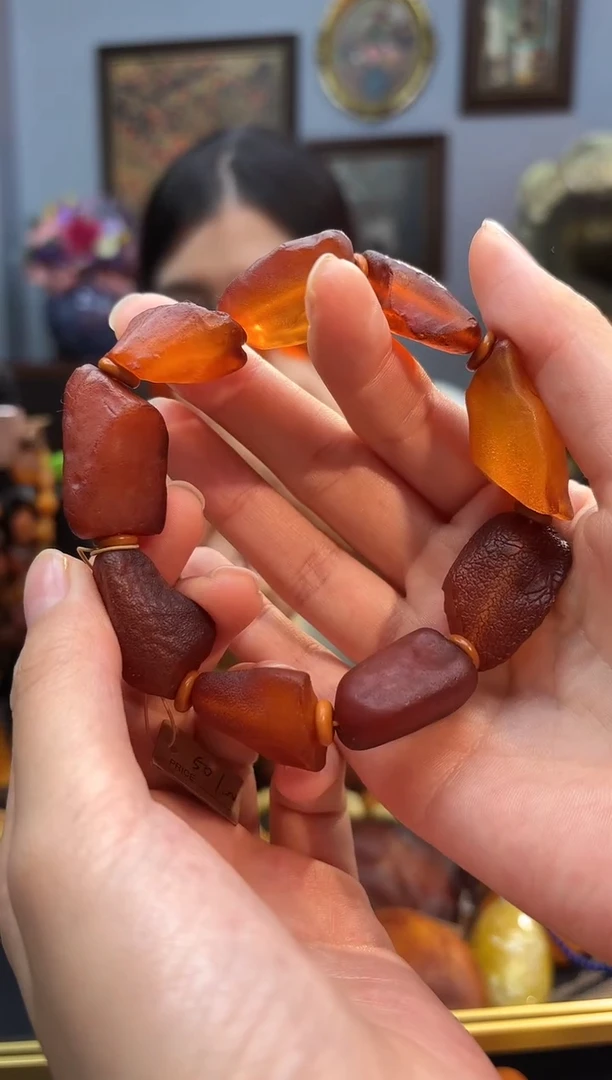 手串琥珀未镶嵌手串