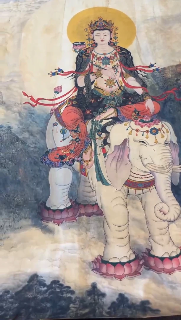 卷轴画大朱画院老六专属AA75