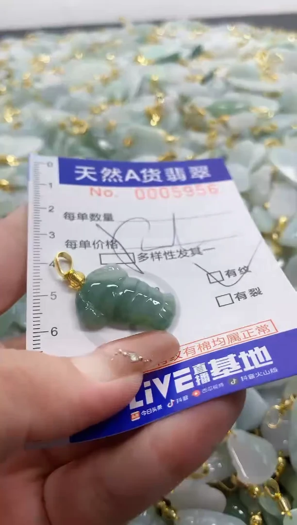 颈饰未镶嵌翡翠天然A货翡翠