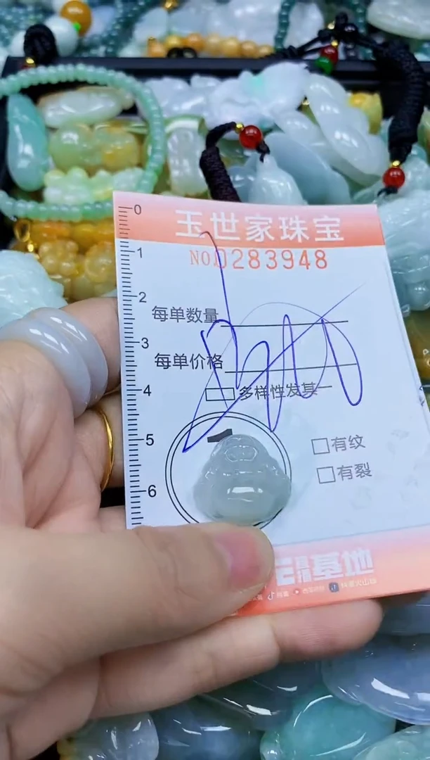翡翠未镶嵌颈饰闪购0283948多样性发其一