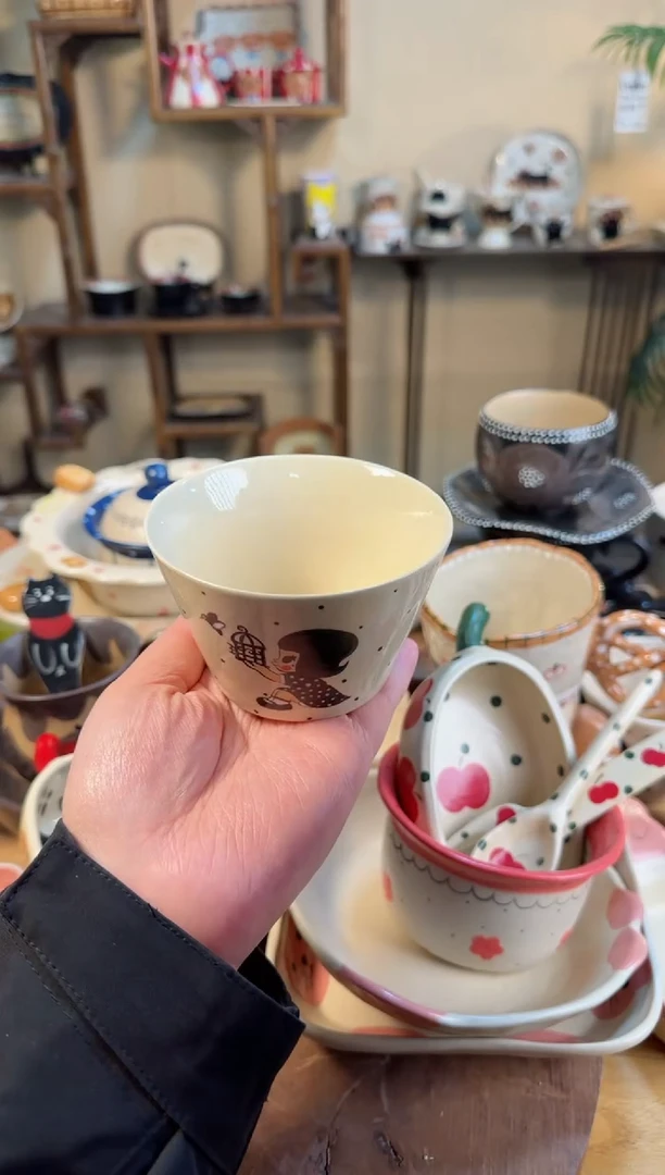 【闪购商品】女孩杯子高温瓷器