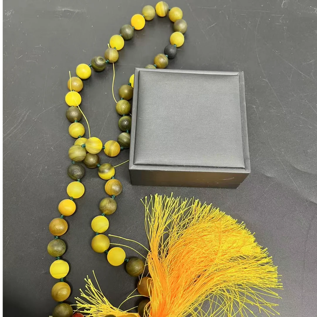 【小杰推荐】玄黄帝珠圆珠108颗项链 （多样性发其一）6492