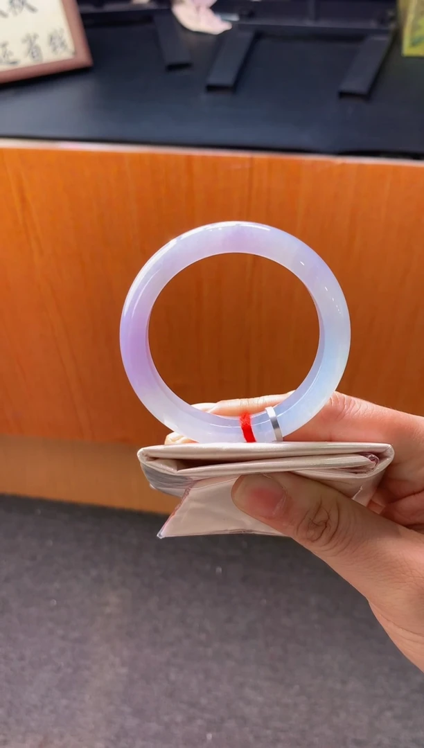 未镶嵌手镯翡翠-C165 圈口53.2 全款9.6万 定金2万