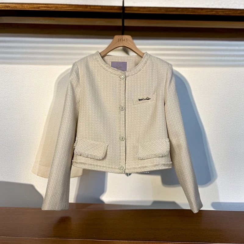 高级感休闲气质商务感西装时尚百搭简约2024春季女士外套H108