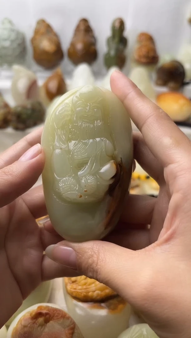 石材方解石棉纹正常不退换寿星