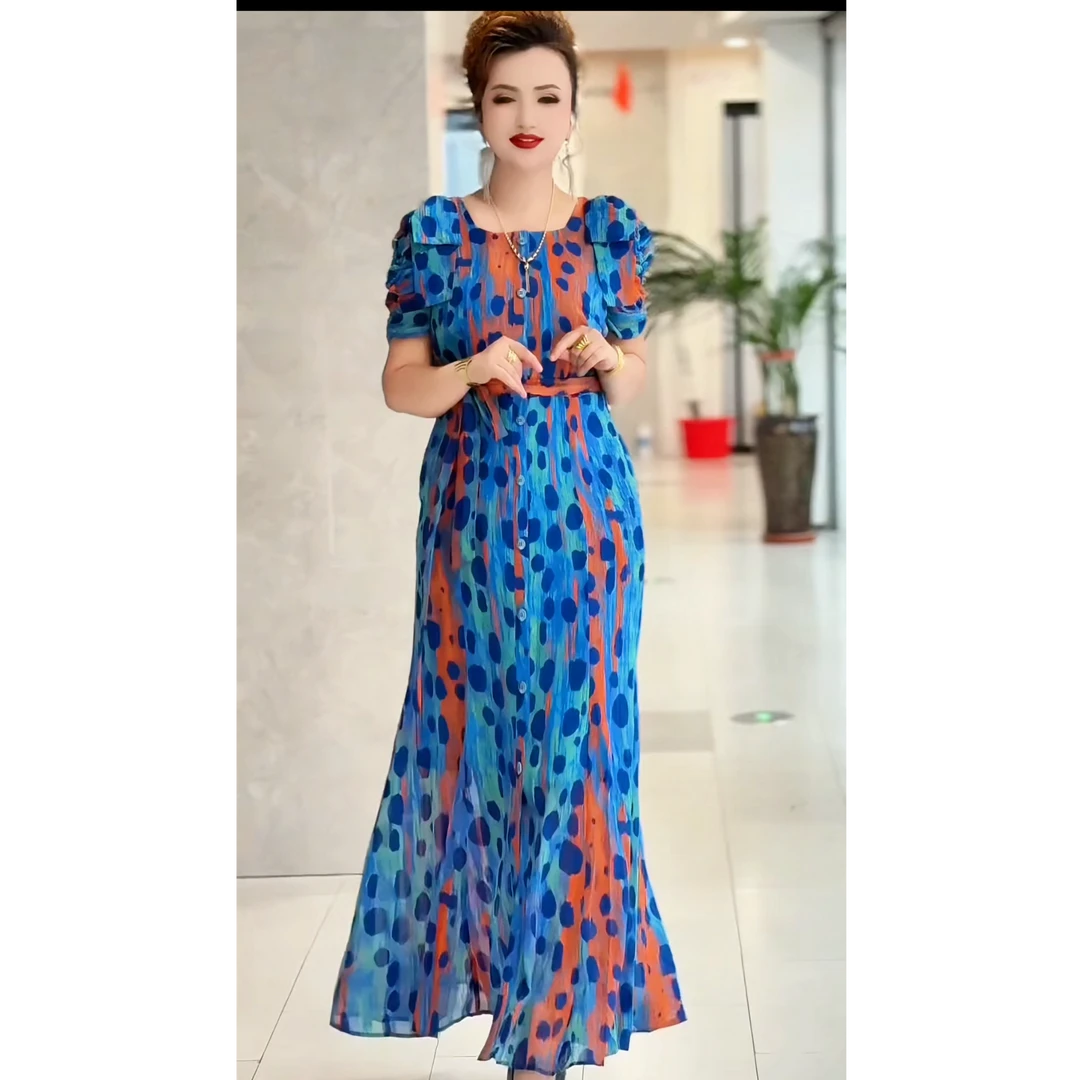 巴布哪贝贝夏季网红连衣裙气质时尚1182