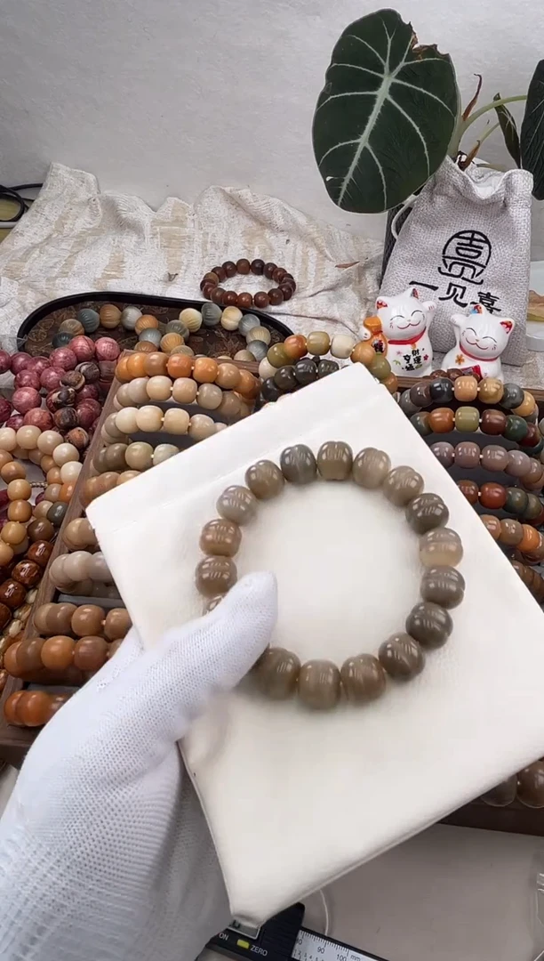 菩提根/象牙果手串一***饼a723卡14 干磨微瑕