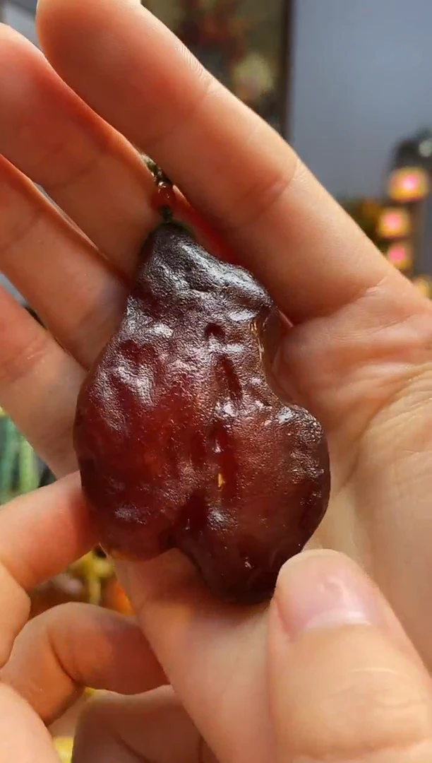 琥珀颈饰未镶嵌吊坠