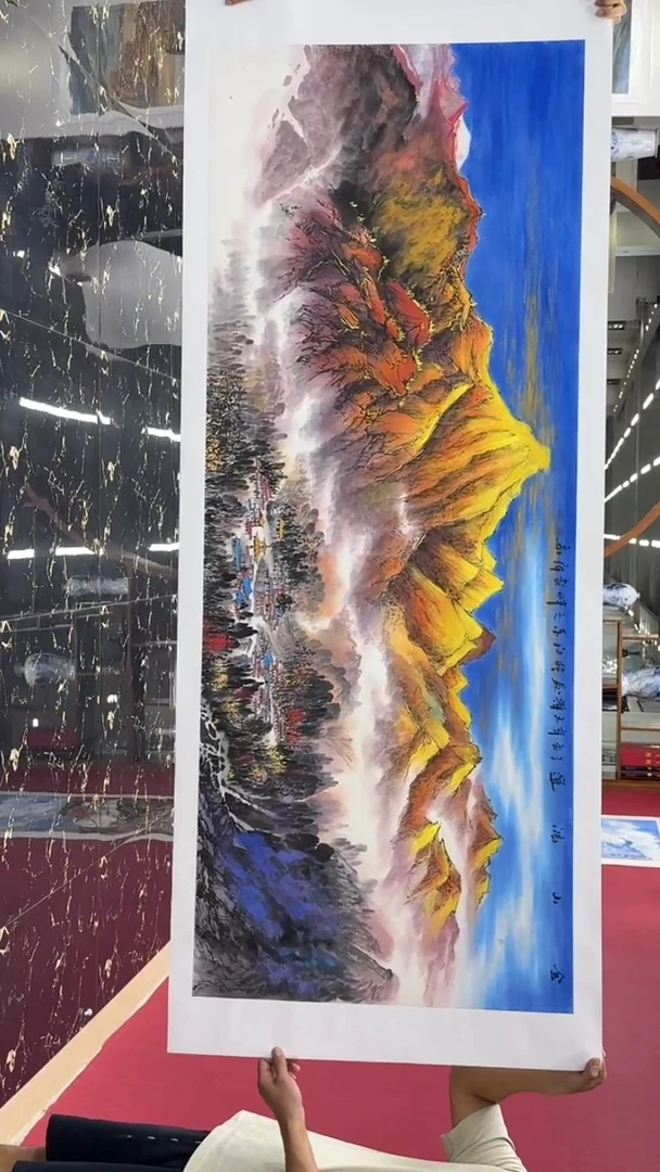 国画国画绘画山水花鸟