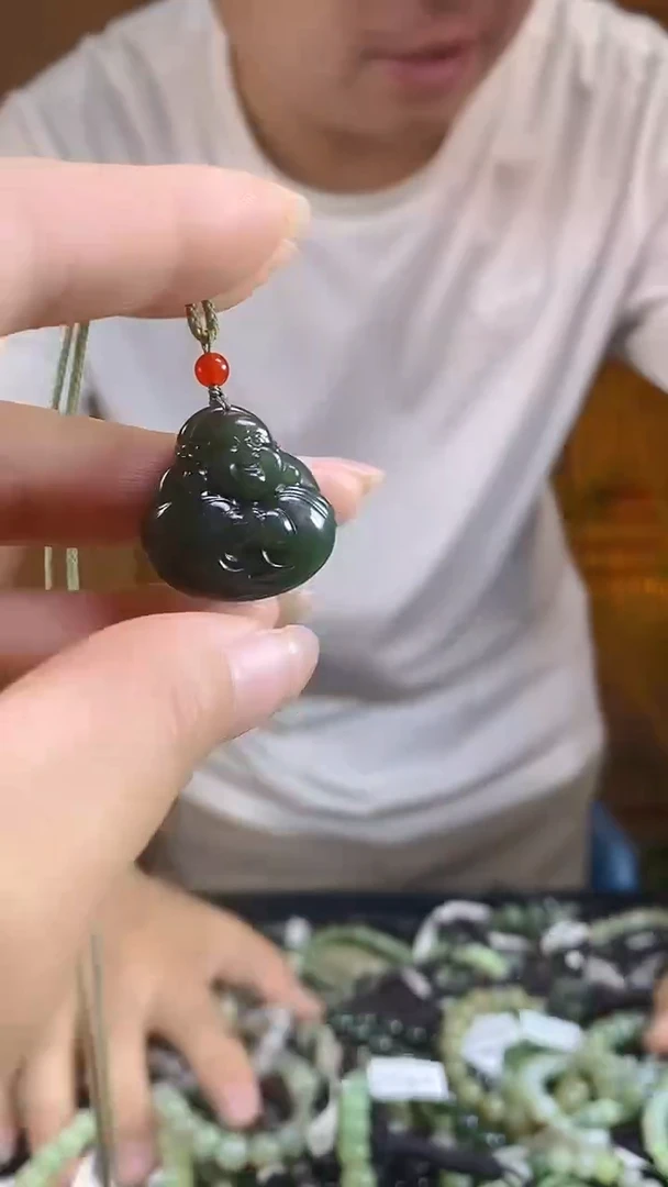 和田玉未镶嵌颈饰多样性发货，拍一发一