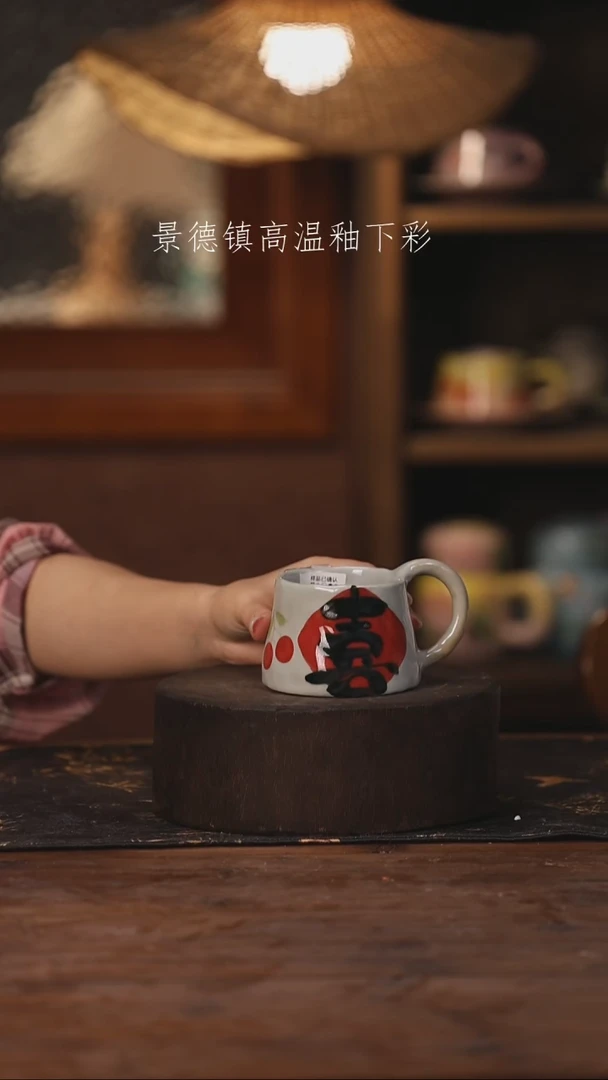 陶瓷景德镇高温釉下手绘陶瓷174