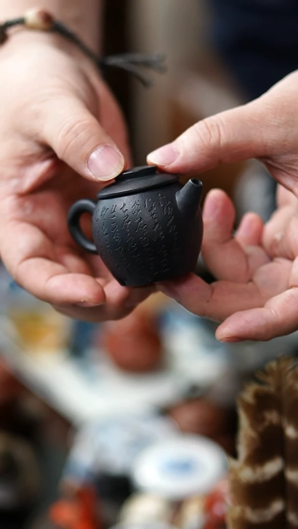 40CC全手巨轮小茶壶小品壶功夫茶道具