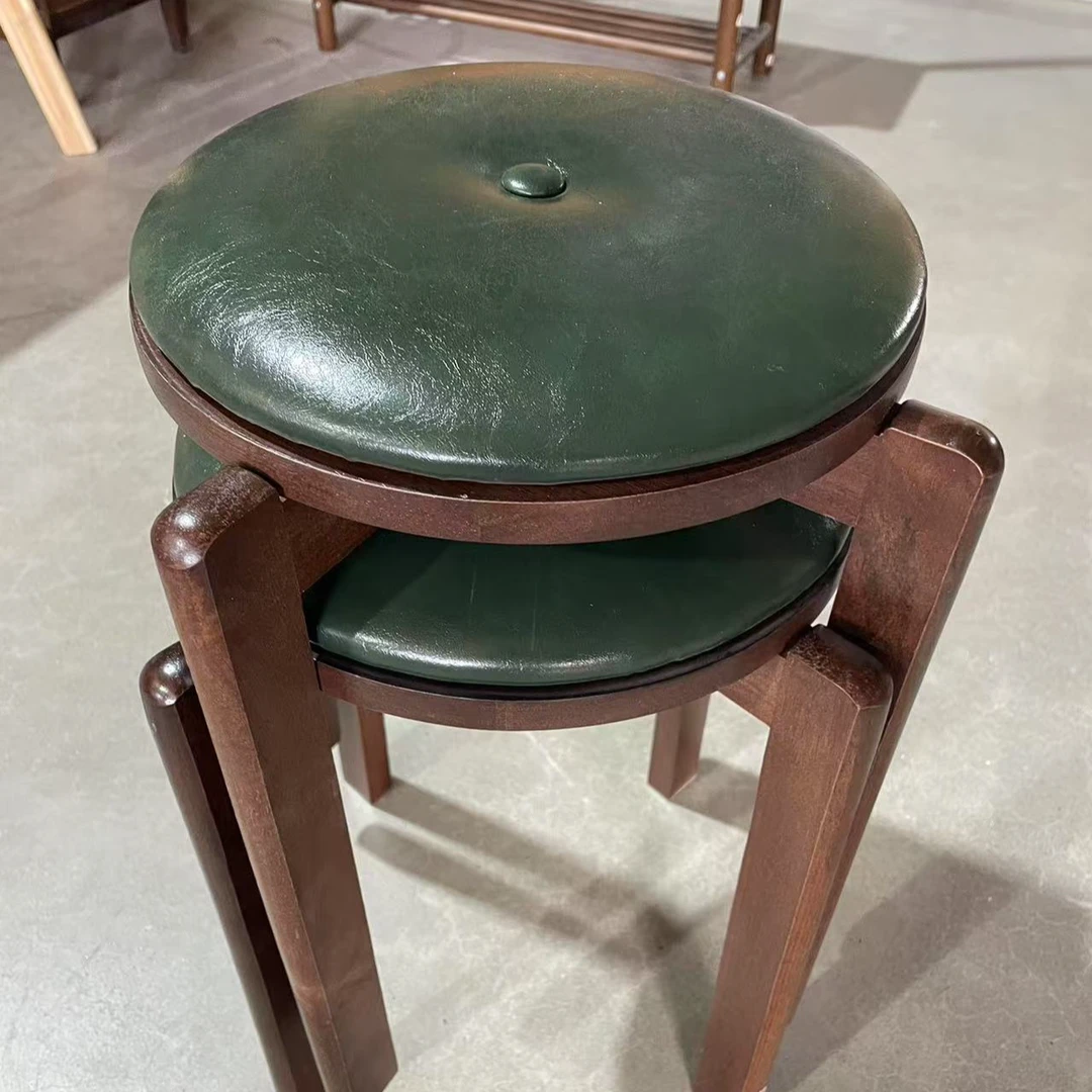 实木餐凳圆凳家用小板凳简约现代实木凳子