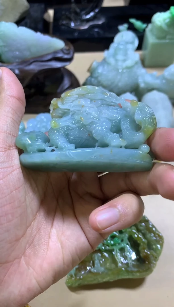 未镶嵌摆件翡翠用****3翡翠摆件
