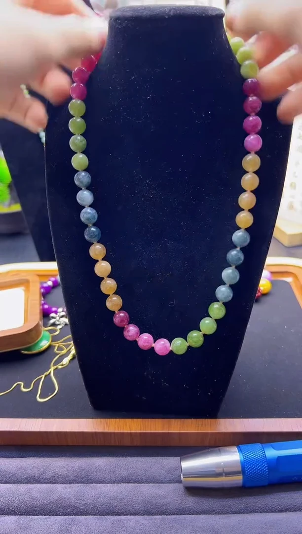 【闪购商品】碧玺颈饰14K金镶嵌X691