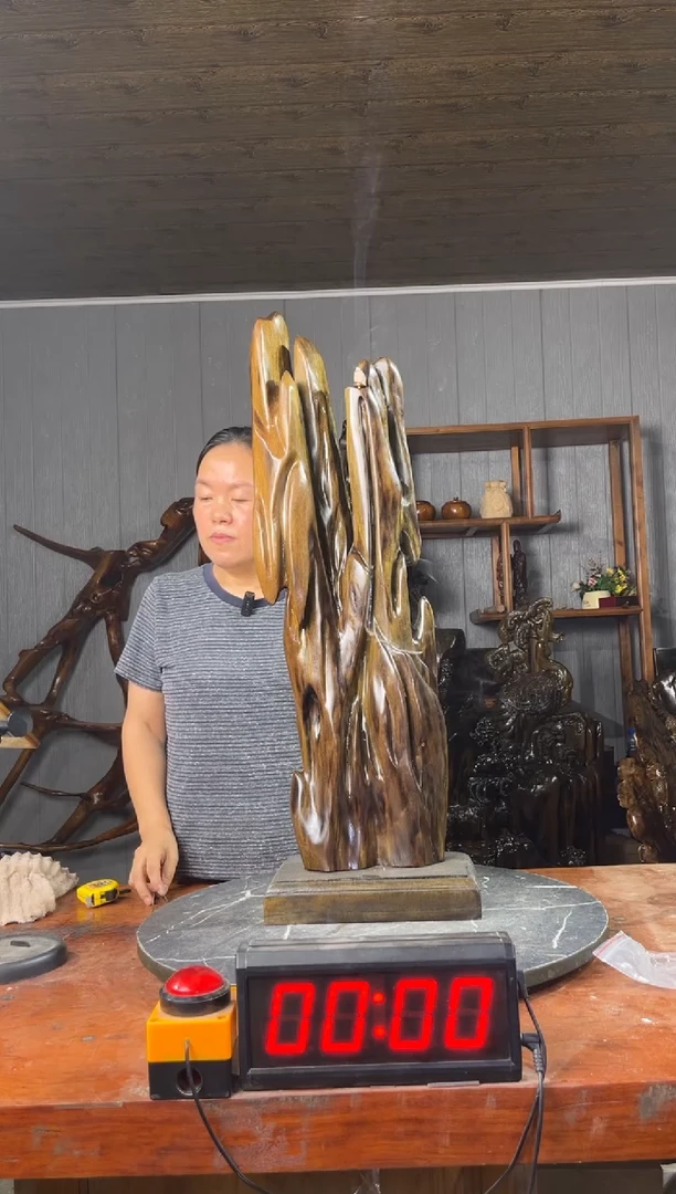 金丝楠绿****计倒流香摆件