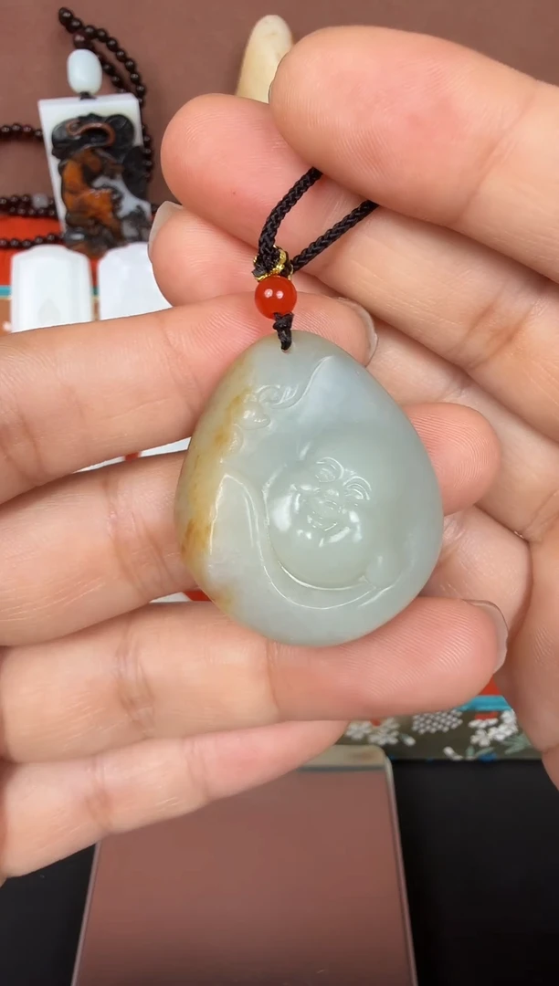 和田玉未镶嵌把件和田玉挂件